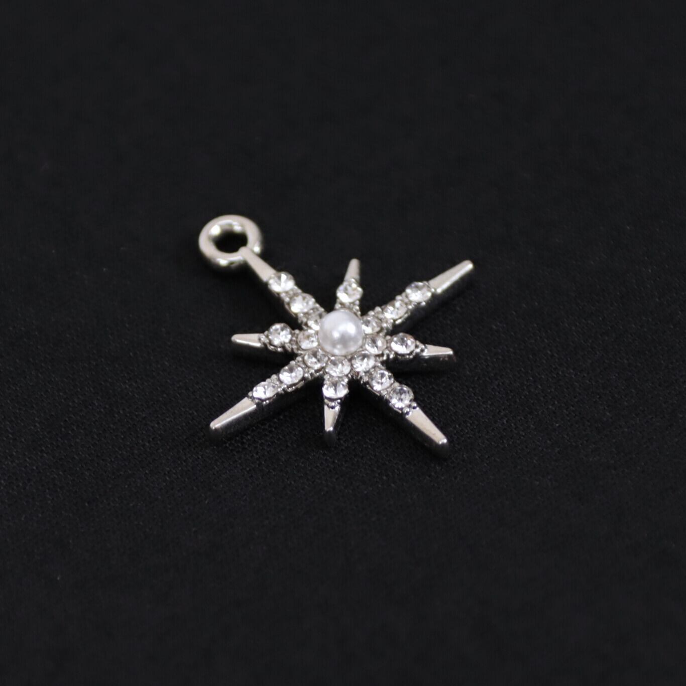 星 パーツ パール 金属 ビジュー イミテーション 02000085