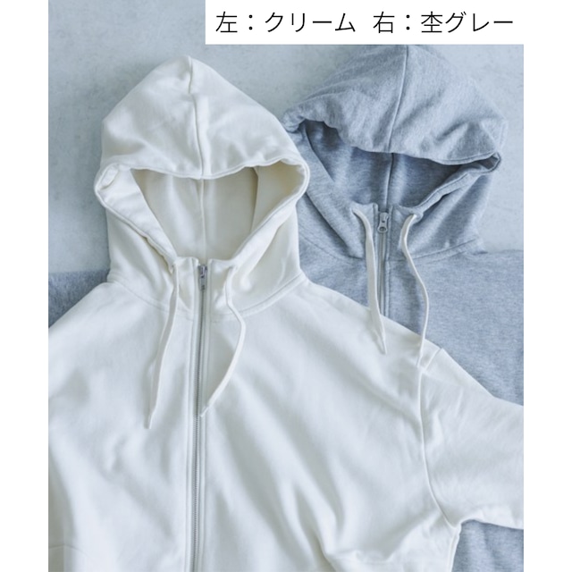 HUIS おへそパーカ　クリーム
