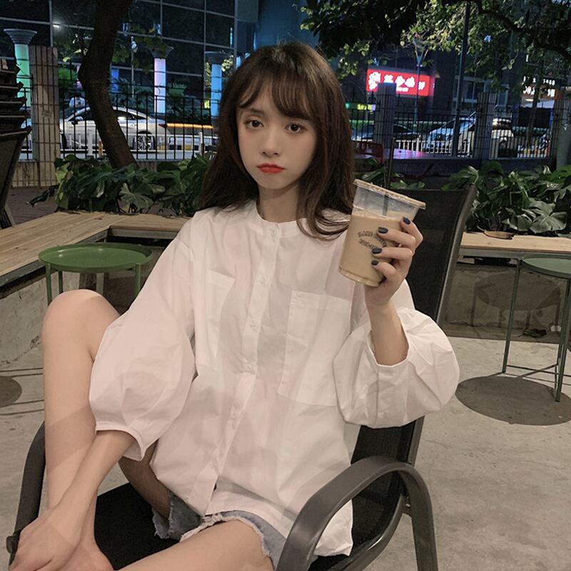 スタイルホワイトシャツ レディース ロング オータム 秋物 ウィンター 冬物 試着室72758984687