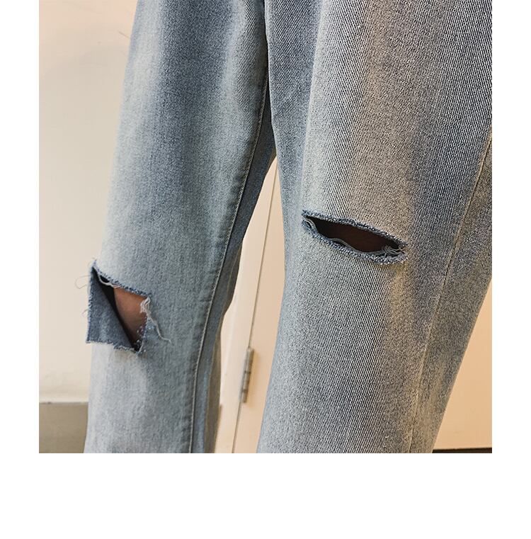 全1色 デニム パンツ ストレート カジュアル 無地 おしゃれ