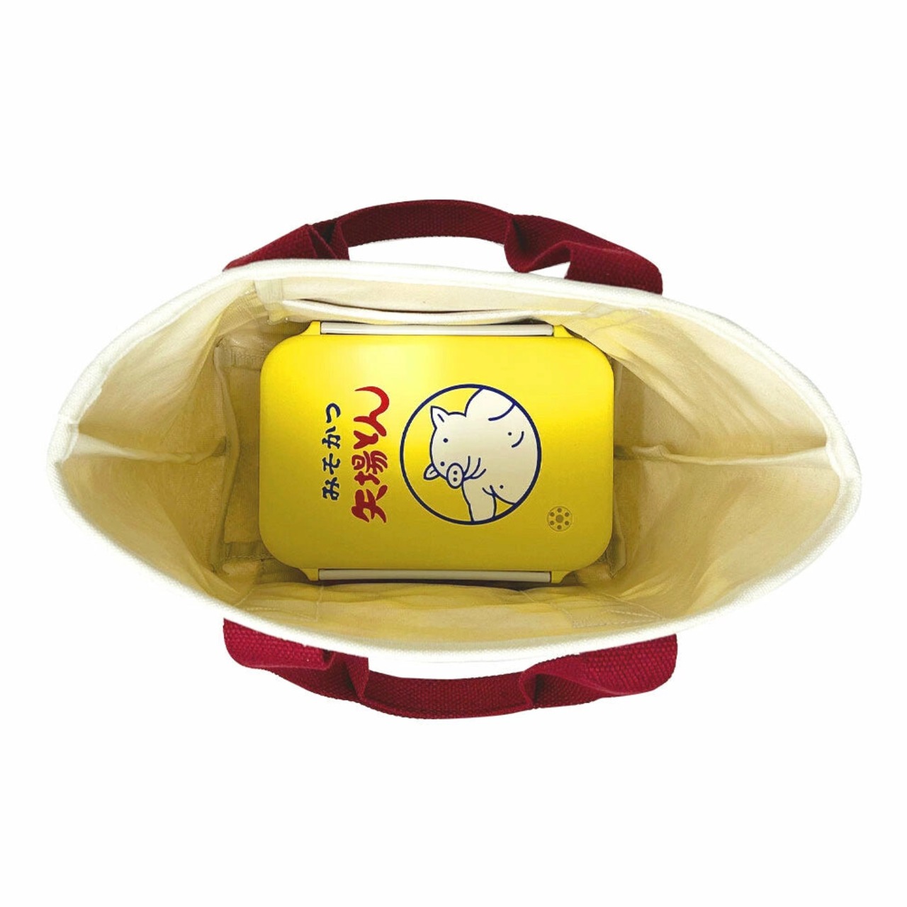 まちかど画廊　矢場とん　トートバッグ　ランチバッグの画像07