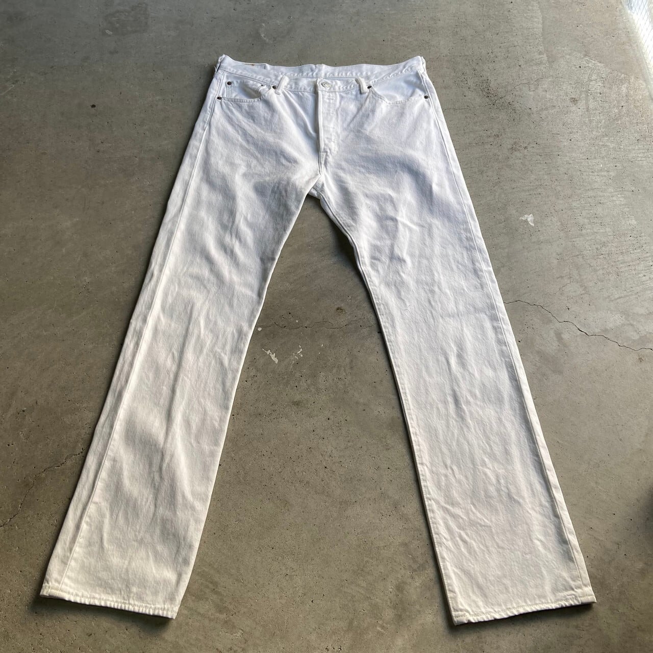 Levi S リーバイス 501 ストレート ホワイトデニムパンツ メンズw36 古着 白 カラーパンツ デニムパンツ Sa24 Cave 古着屋 公式 古着通販サイト