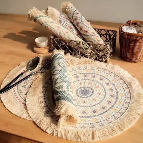 【オーダー品】ボヘミアンフリンジマット　AE352583