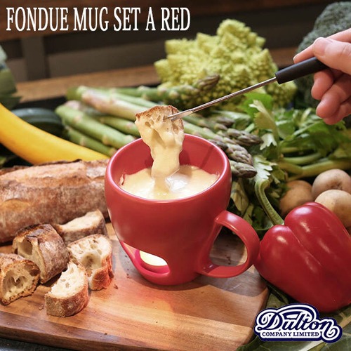 FONDUE MUG SET A RED フォンデュ マグ セット A レッド ホームパーティー アウトドア ダルトン DULTON