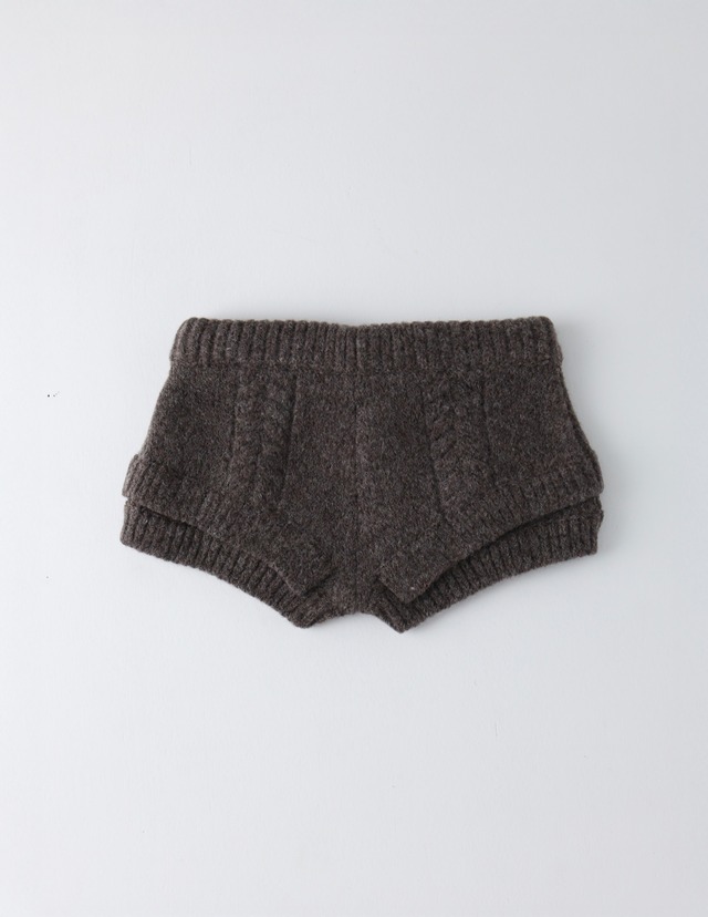 【ulikasanctus】ROPE KNIT SHORTS