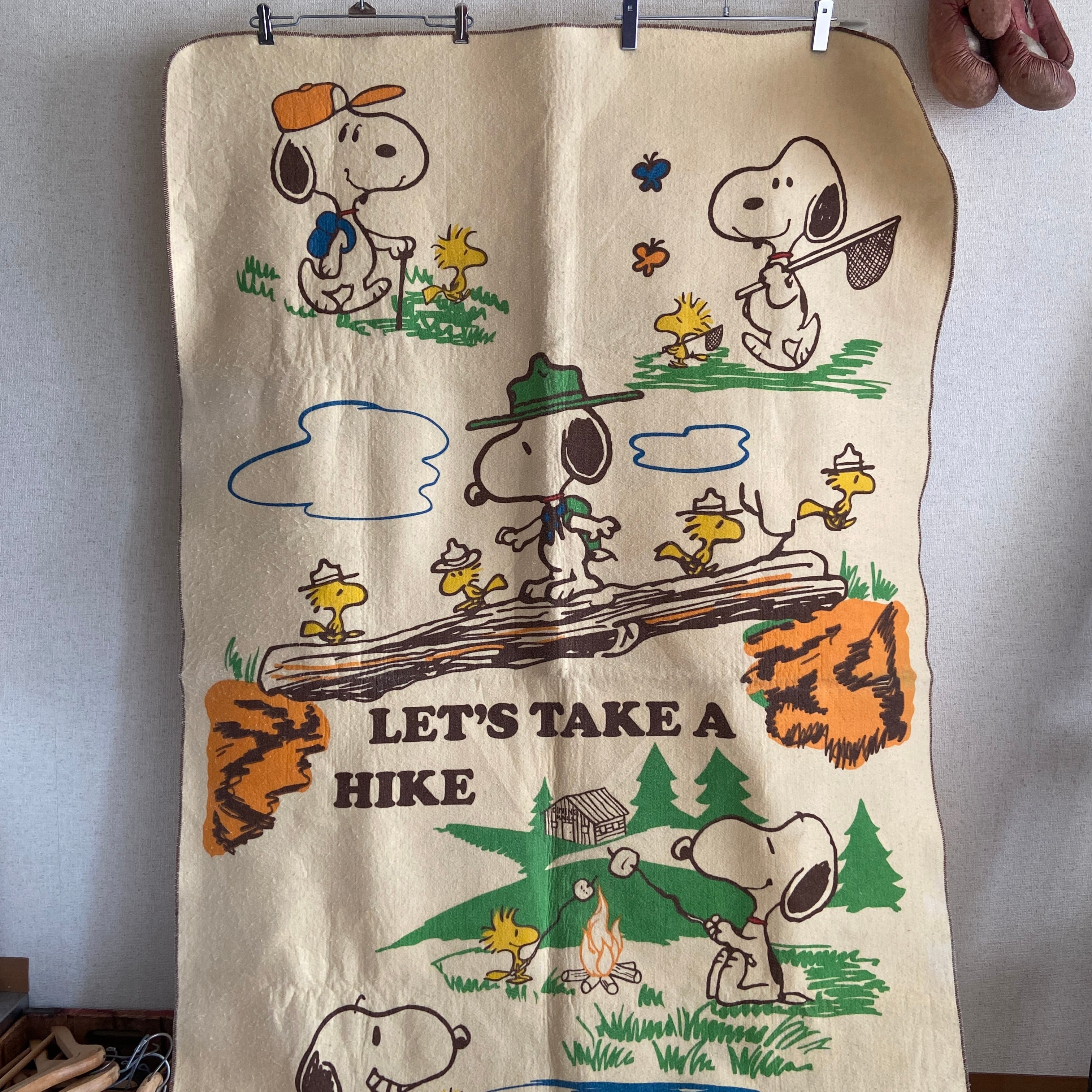 1970s Characters Peanuts Snoopy Blanket