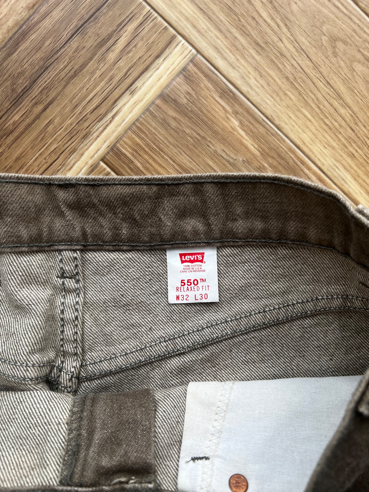 "Made In USA" DeadStock 1997s Levis 550