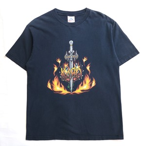 2003 KORN FRAME SWORD DESIGN BAND TSHIRT