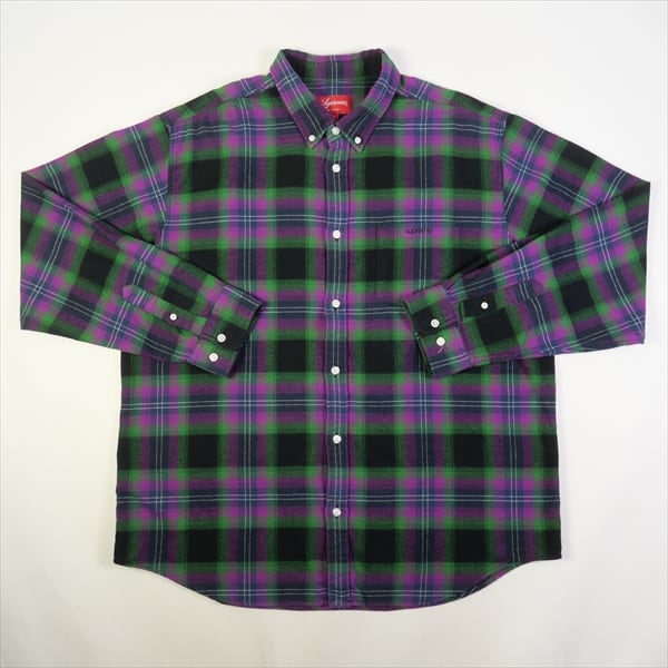 【Mサイズ】  Brushed Plaid Flannel Shirt