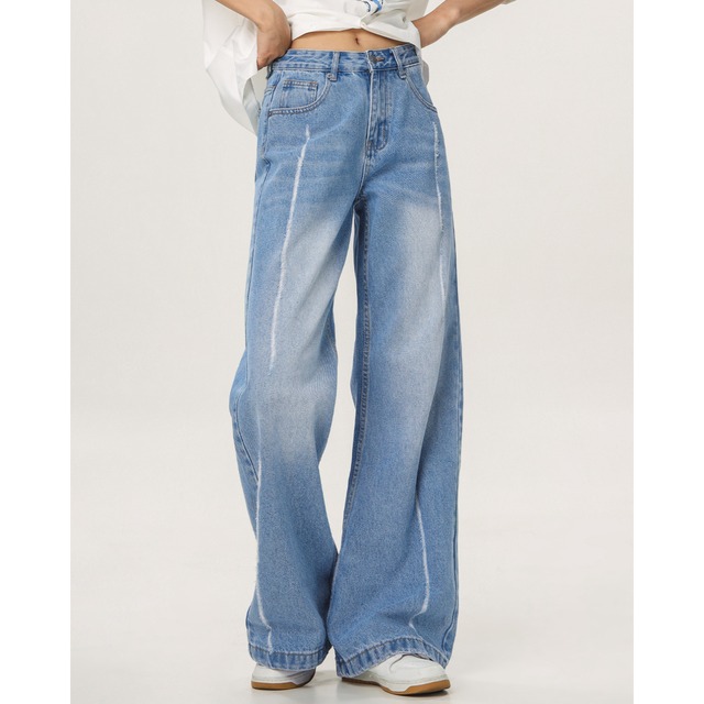 line straight denim　ラインストレートデニム　J0982