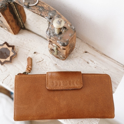 MOON LONG WALLET(brown)