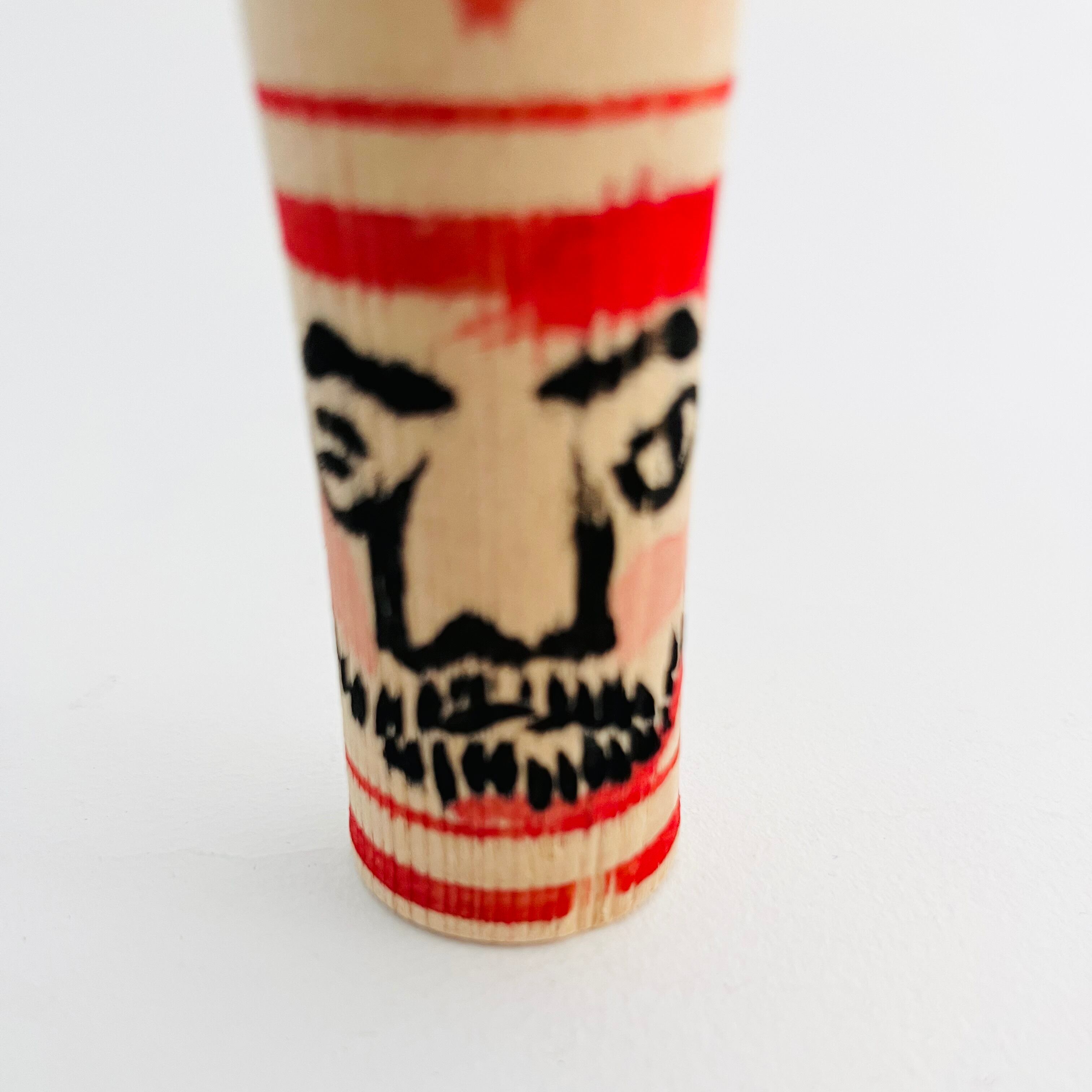 今晃工人こけし（だるま）