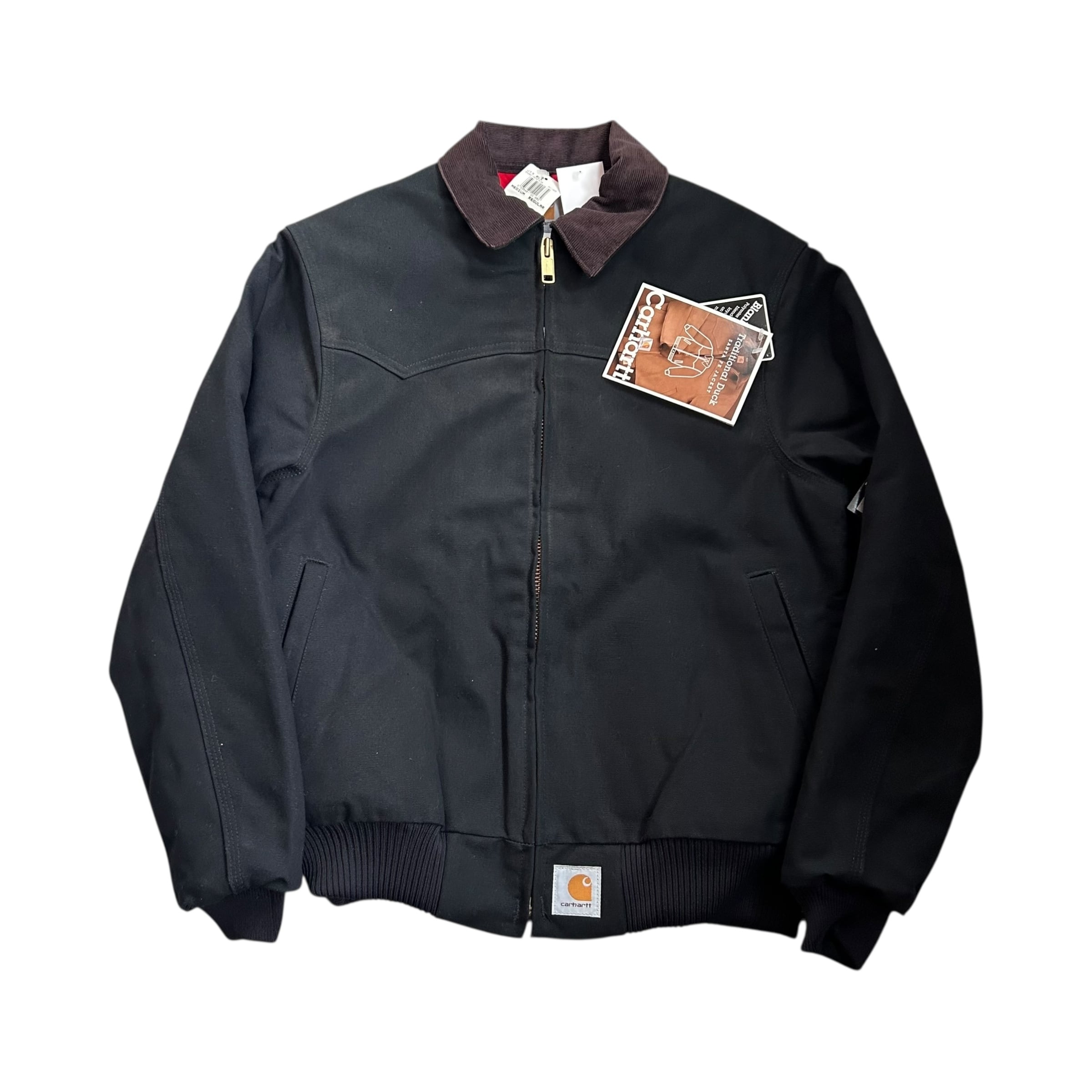2003s Carhartt "DUCK SANTA FE JACKET QUILTED FLANNEL LINED" BLK