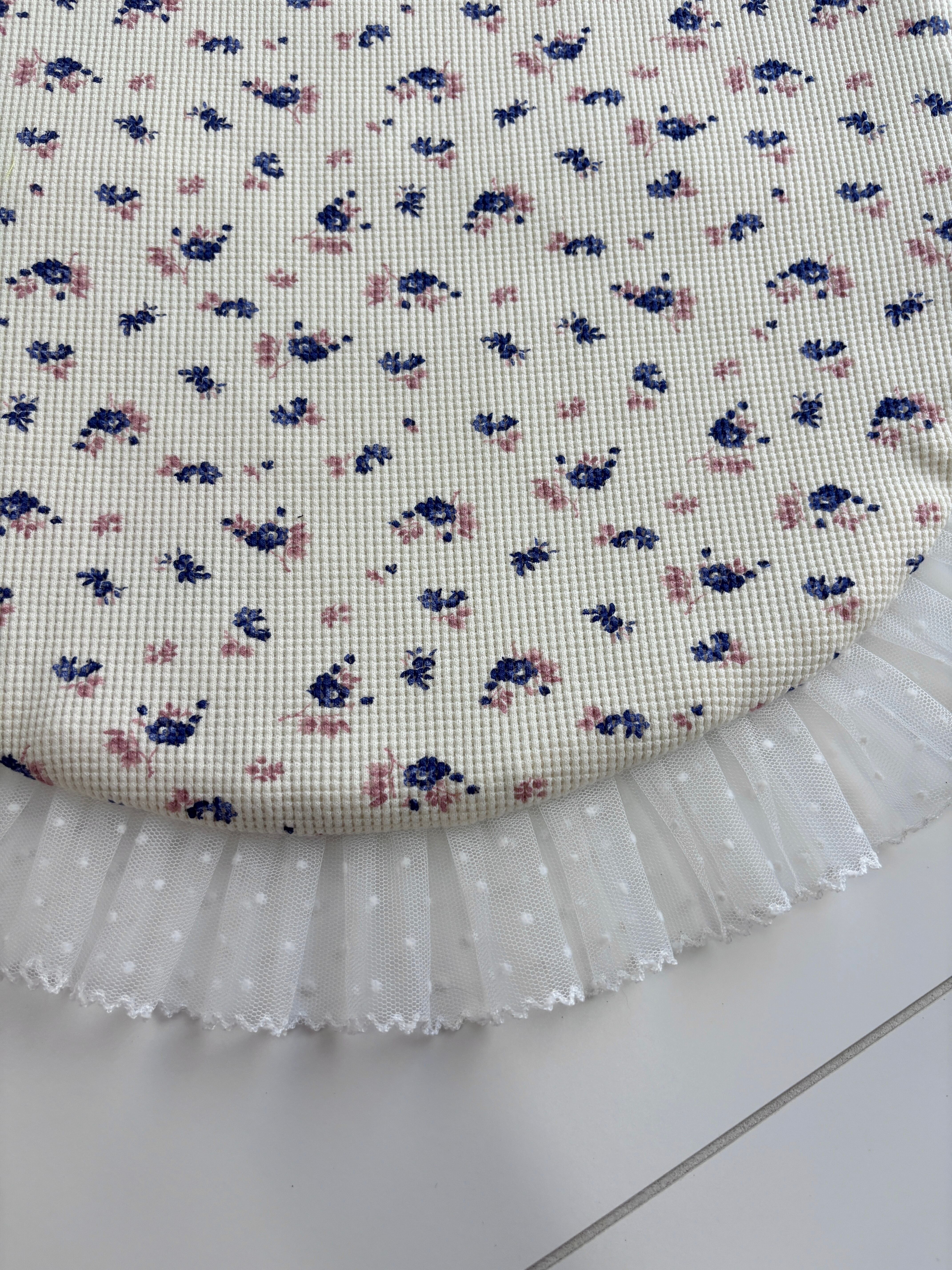 お名前刺繍リバーシブルカフェマット | JuetraLis