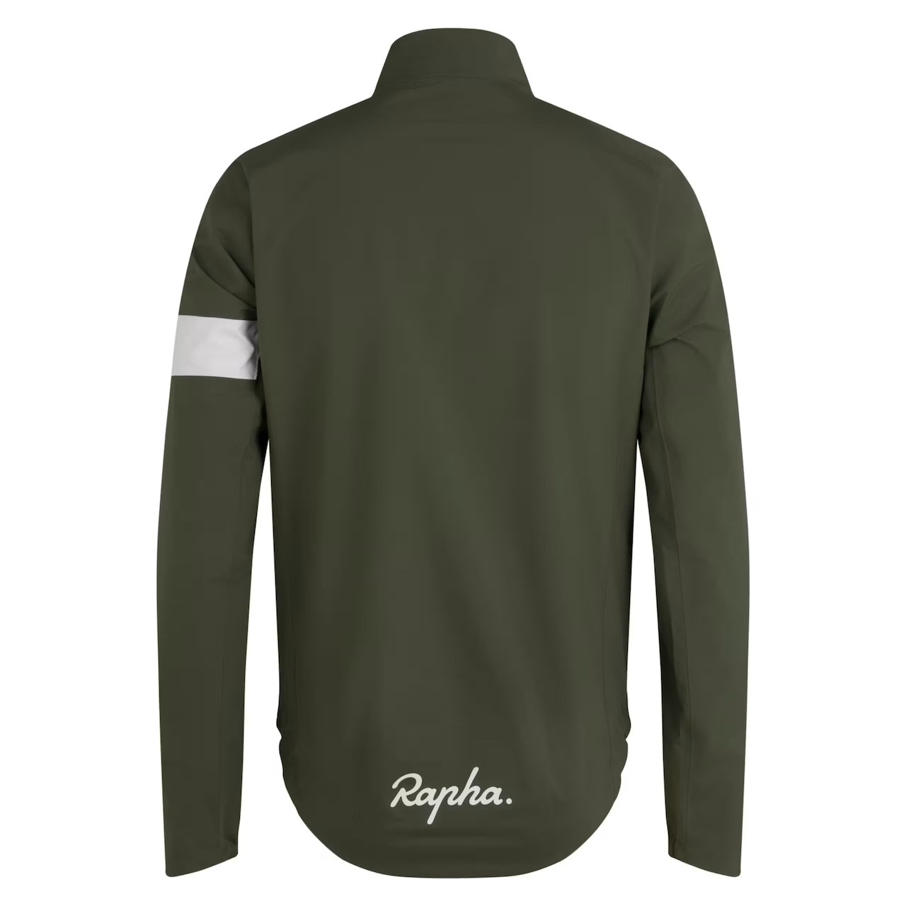 MEN'S CORE RAIN JACKET DARK GREEN/WHITE