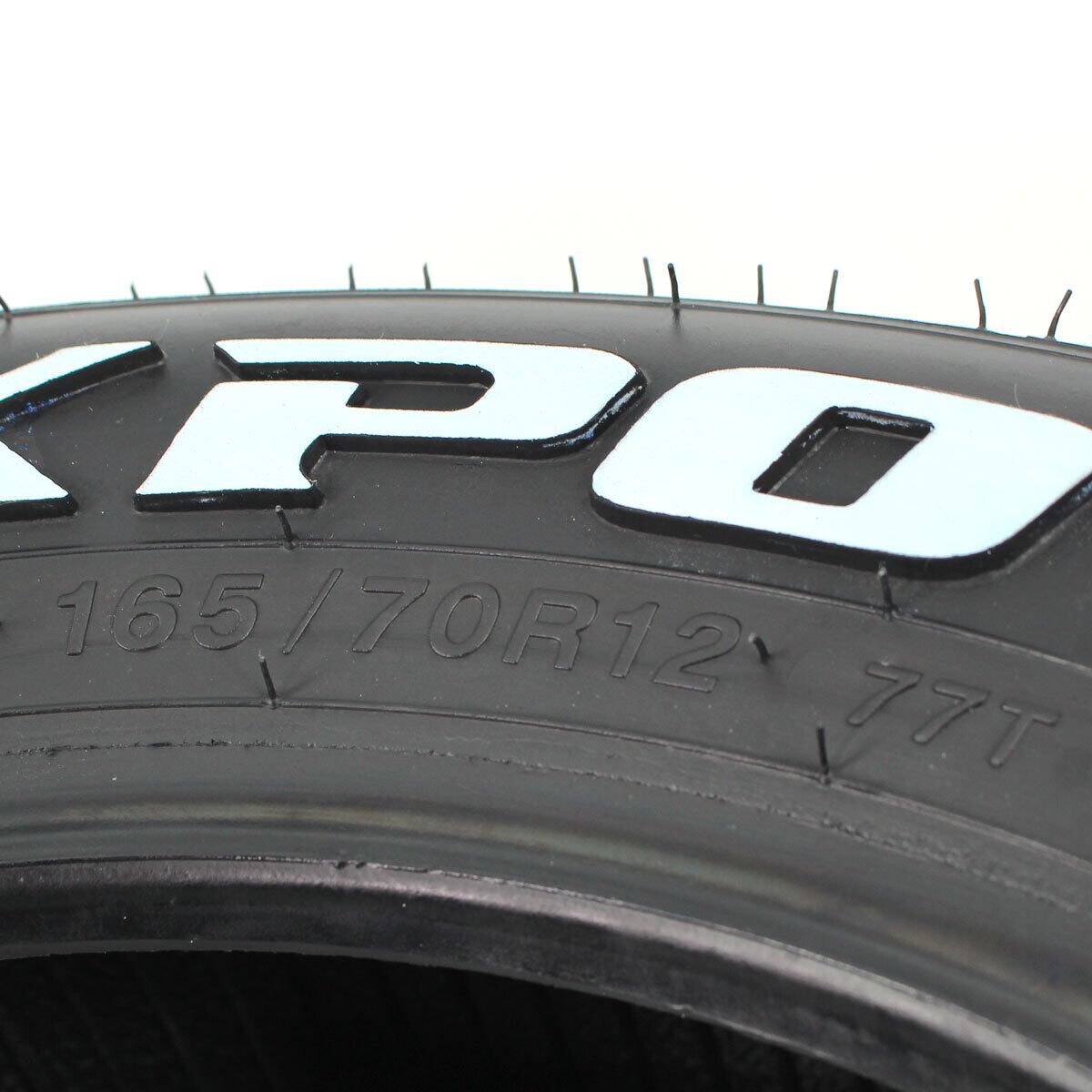 165/70R12 ホワイトレタータイヤ VITOUR №1