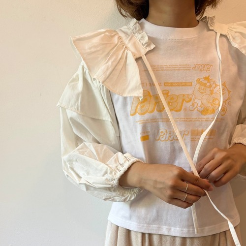 "CHOCO" /WHITE ×ORANGE