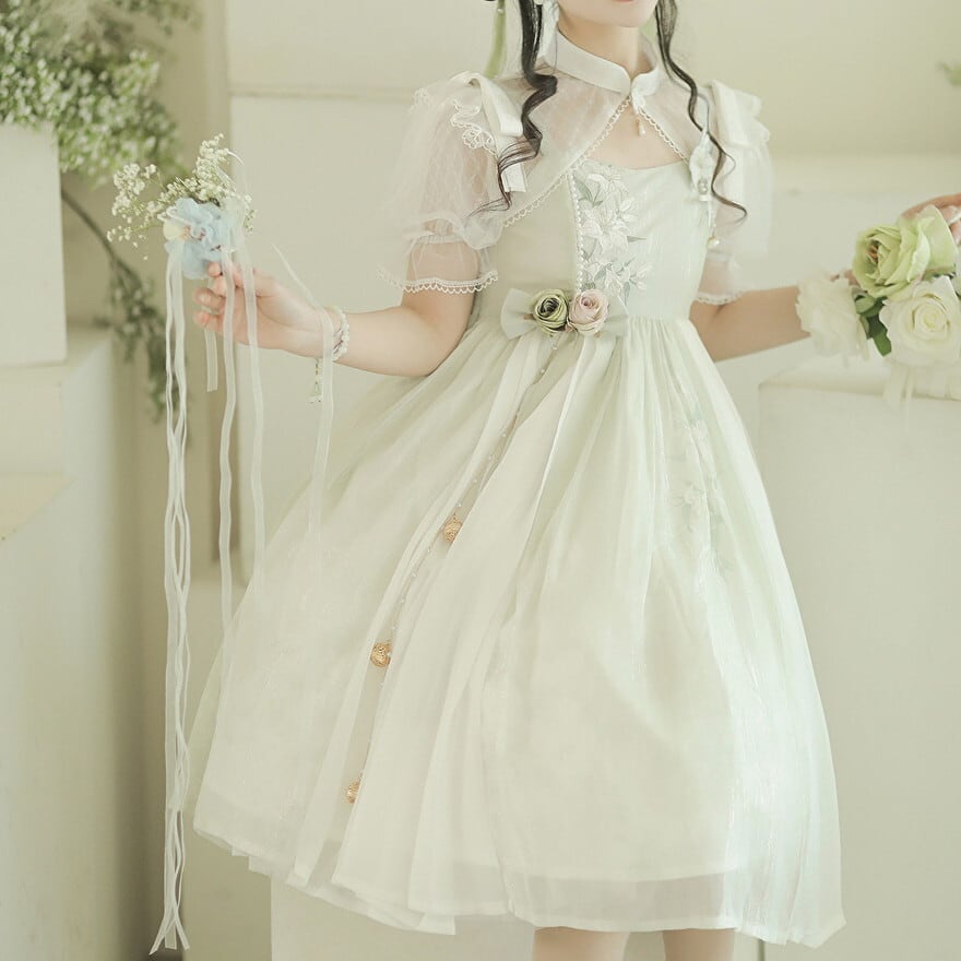 華ロリ 中華ロリータ チャイナ風 セットアップ ショール JSK