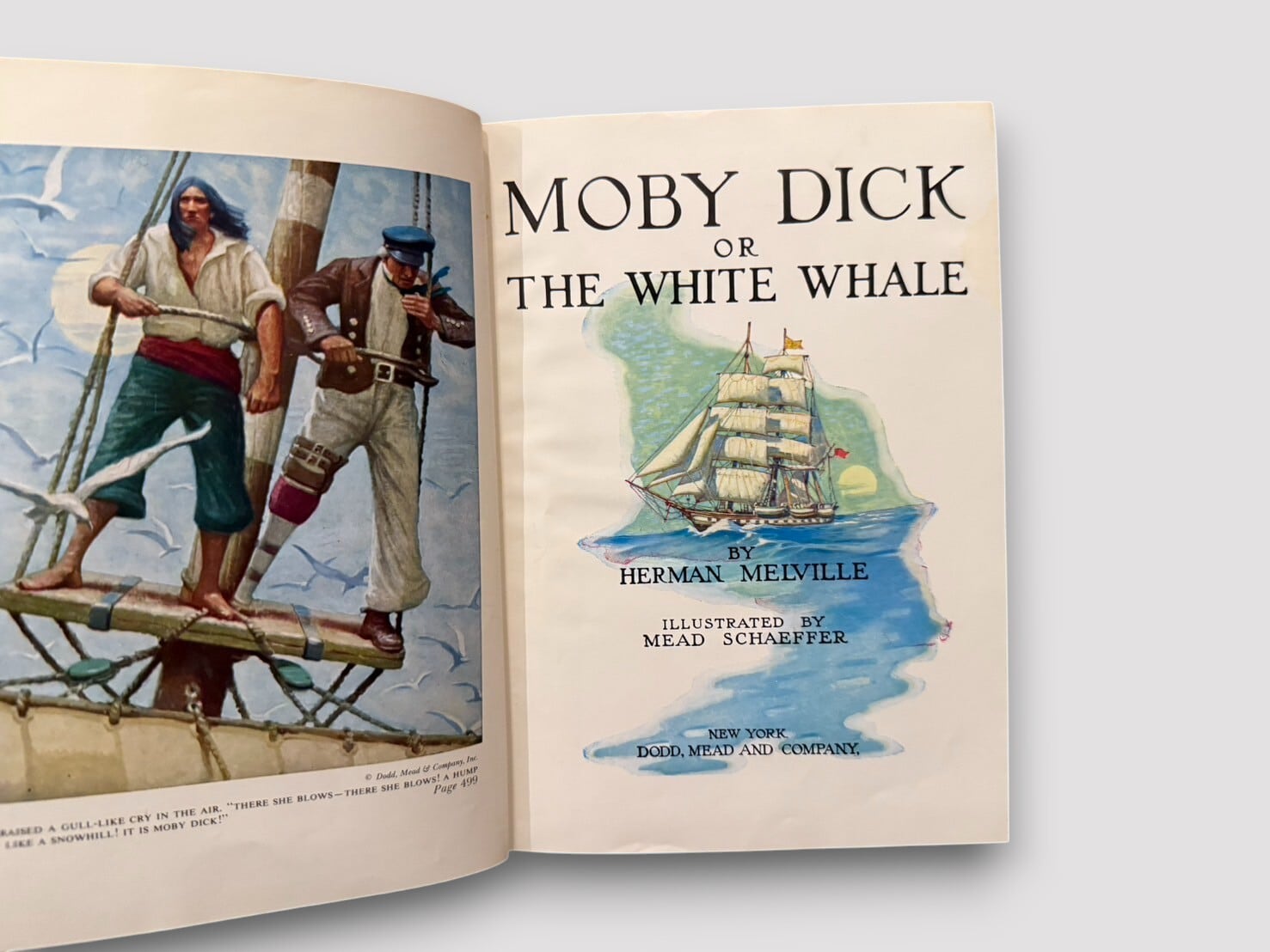 SL825】【FIRST EDITION】Moby-Dick or The White Whale, Illustrated