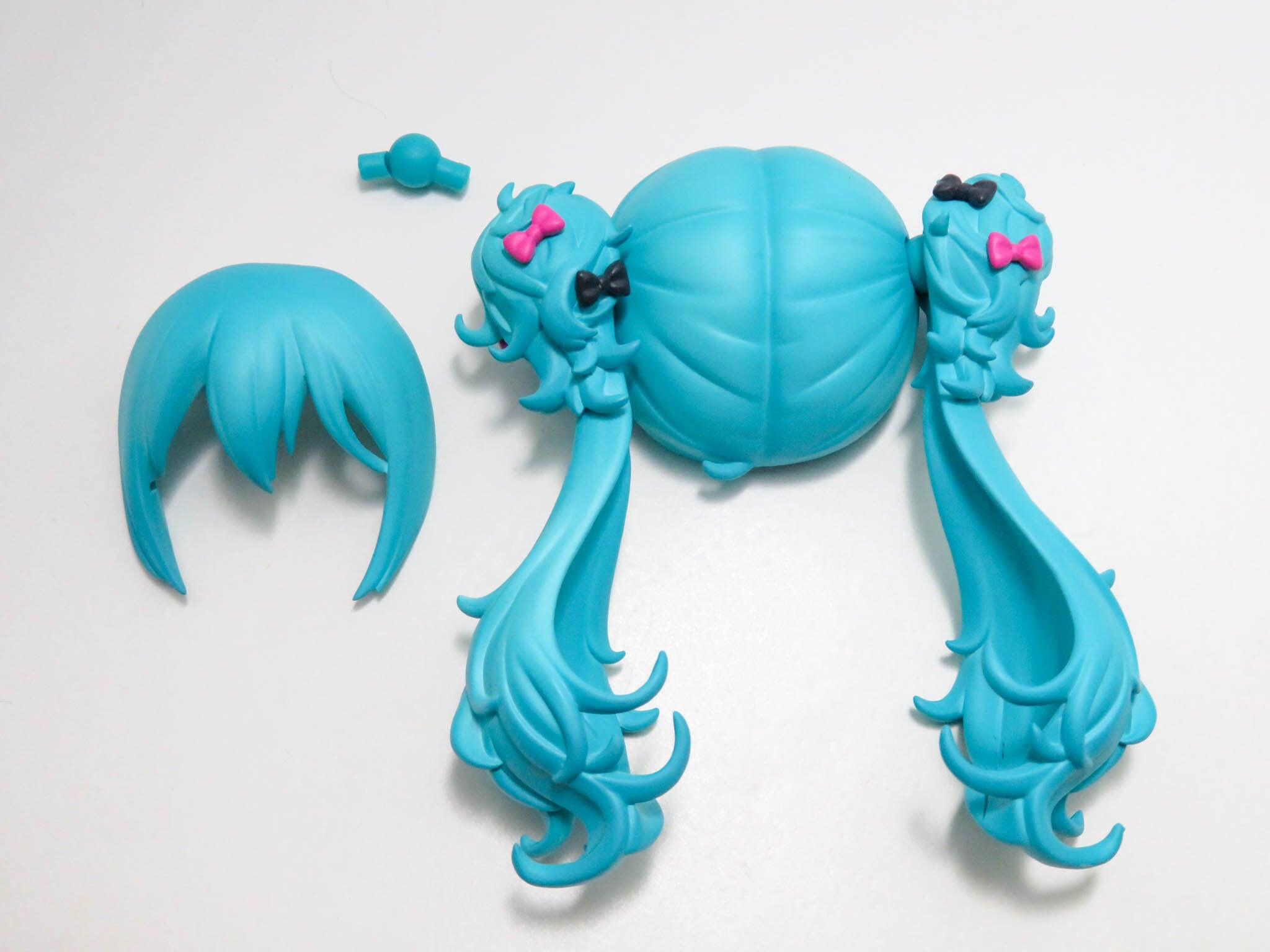 再入荷(A-ランク)2775a】 初音ミク めがね×カフェVer. 髪パーツ ツインテール ねんどろいど