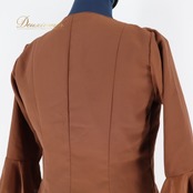 フラメンコ 衣装 マンサニージャ Manzanilla ファルダ スカート トップス ツーピース セットアップ 上下セット 茶色 レース 上品 高級感 ブラウン系 大人っぽい お洒落 シンプル ファッション ダンス衣装 フラメンコスタイル オシャレスカート パーティー ステージ衣装 コスチューム