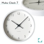 KATOMOKU muku clock 7 ホワイト km-60WH
