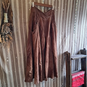 スウェードレザースカート used [501067]