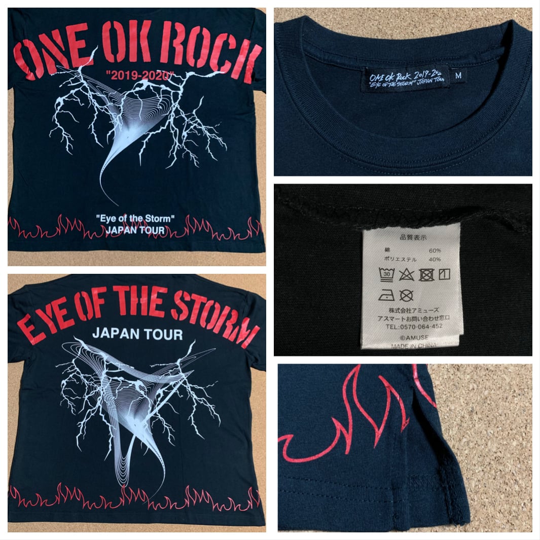 古着】ONE OK ROCK オーバーサイズ バンドTシャツ EYE OF THE STORM