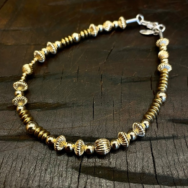 ブライト（Bright）ブレスレット（Wave S Hematite All Gold）20cm