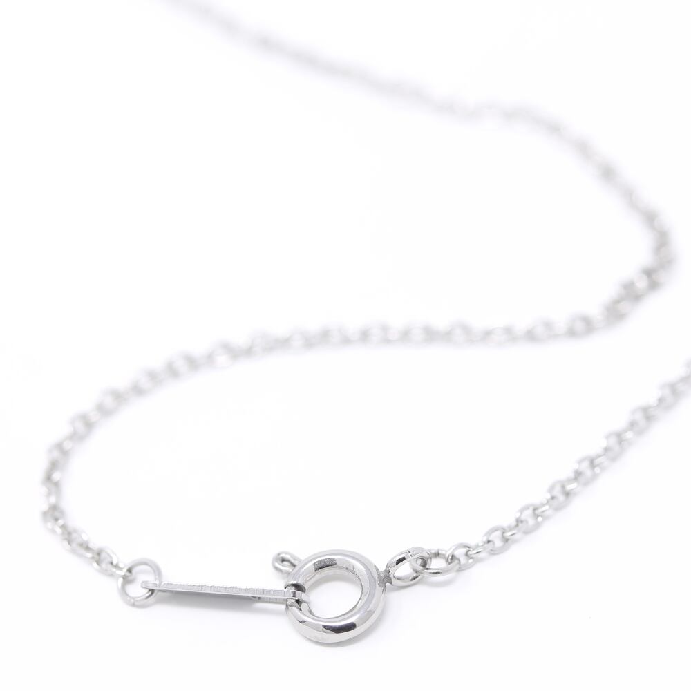 サージカルステンレス製 小豆チェーン・ネックレス(幅2.0mm)