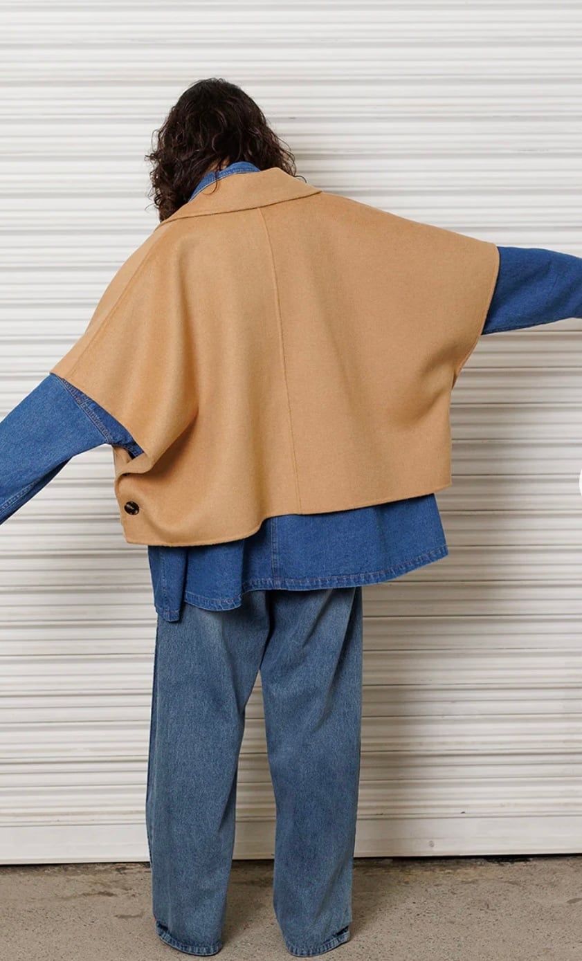 YENN 】DOUBLE FACE CAPE JACKET | valance 福井｜レディース セレクト