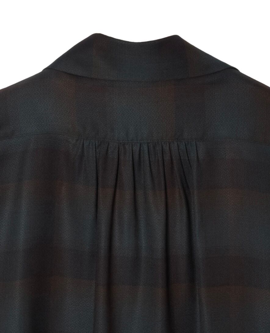 25AW】SUGARHILL PLAID STRING SHIRTS (DEEP GREEN) 25330505 | IAAAM