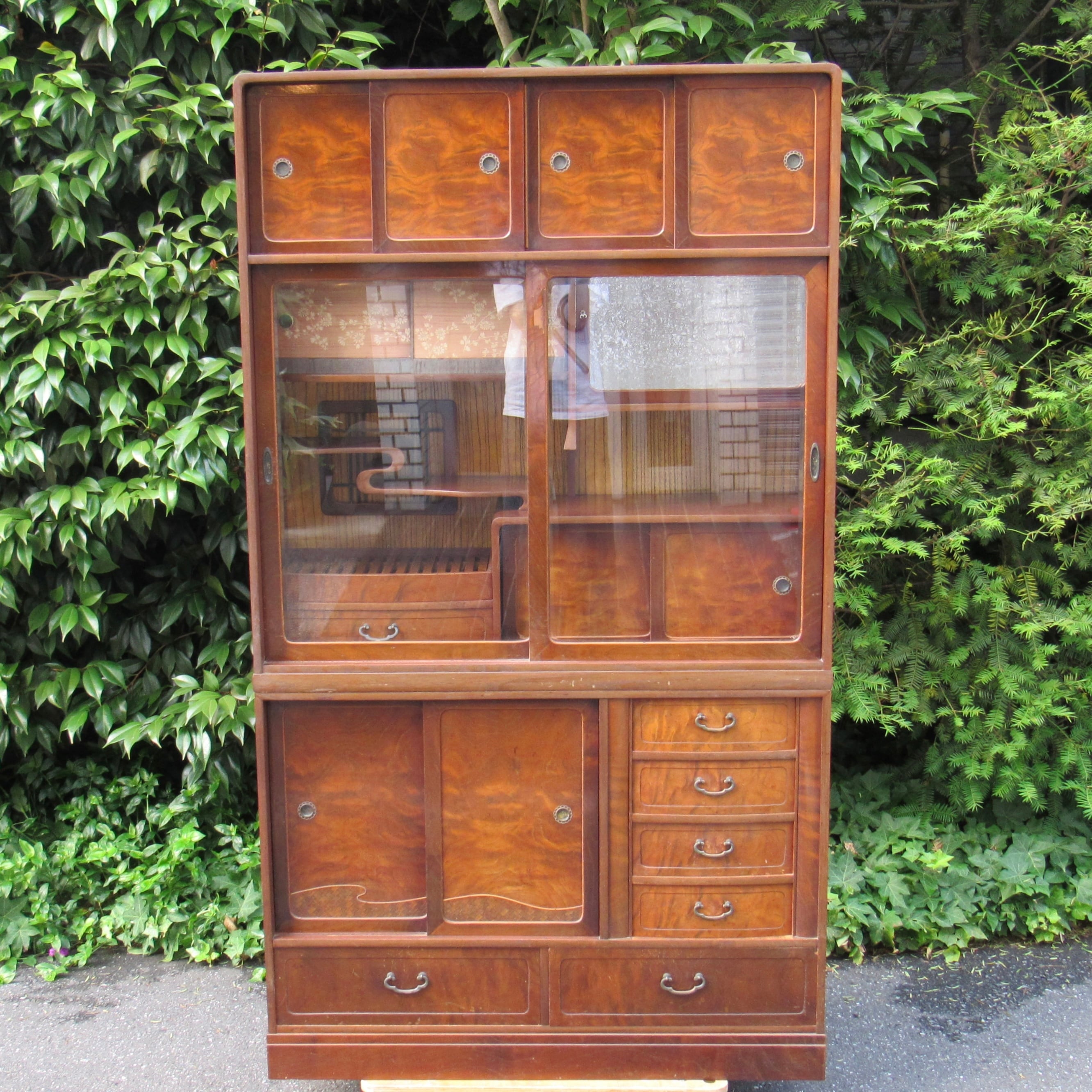 時代家具 水屋箪笥 和箪笥 食器棚 レトロ 収納家具 JapanVintage japan vintage 水屋箪笥 | トリノス-torinoth- | 新宿区神楽坂の