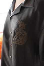 GYPSY&SONS M.O.G ENBROID SUKA SHIRTS/CHARCOAL
