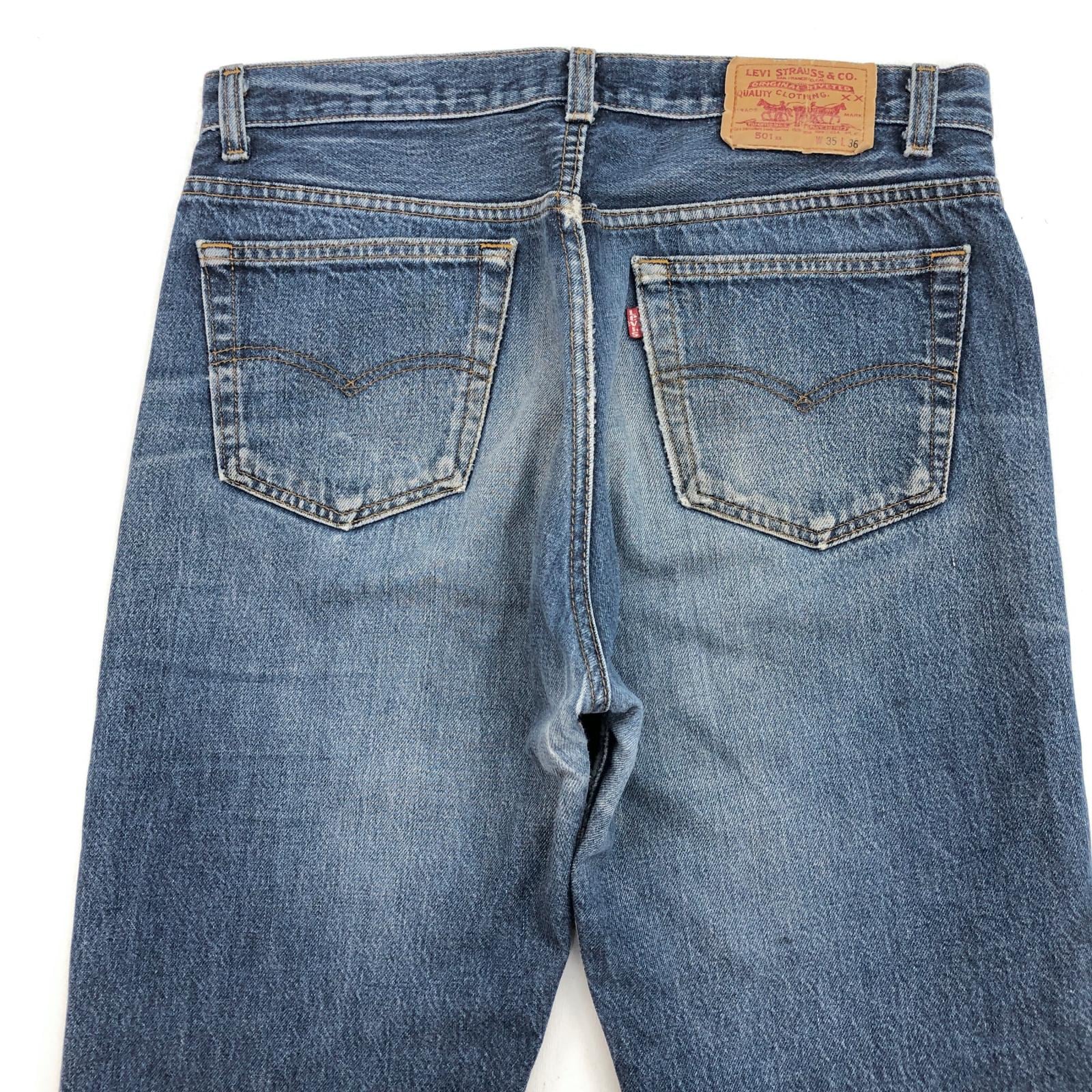 LEVI'S リーバイス 90年代 USA製 501- 0000 脇割り デニムパンツ