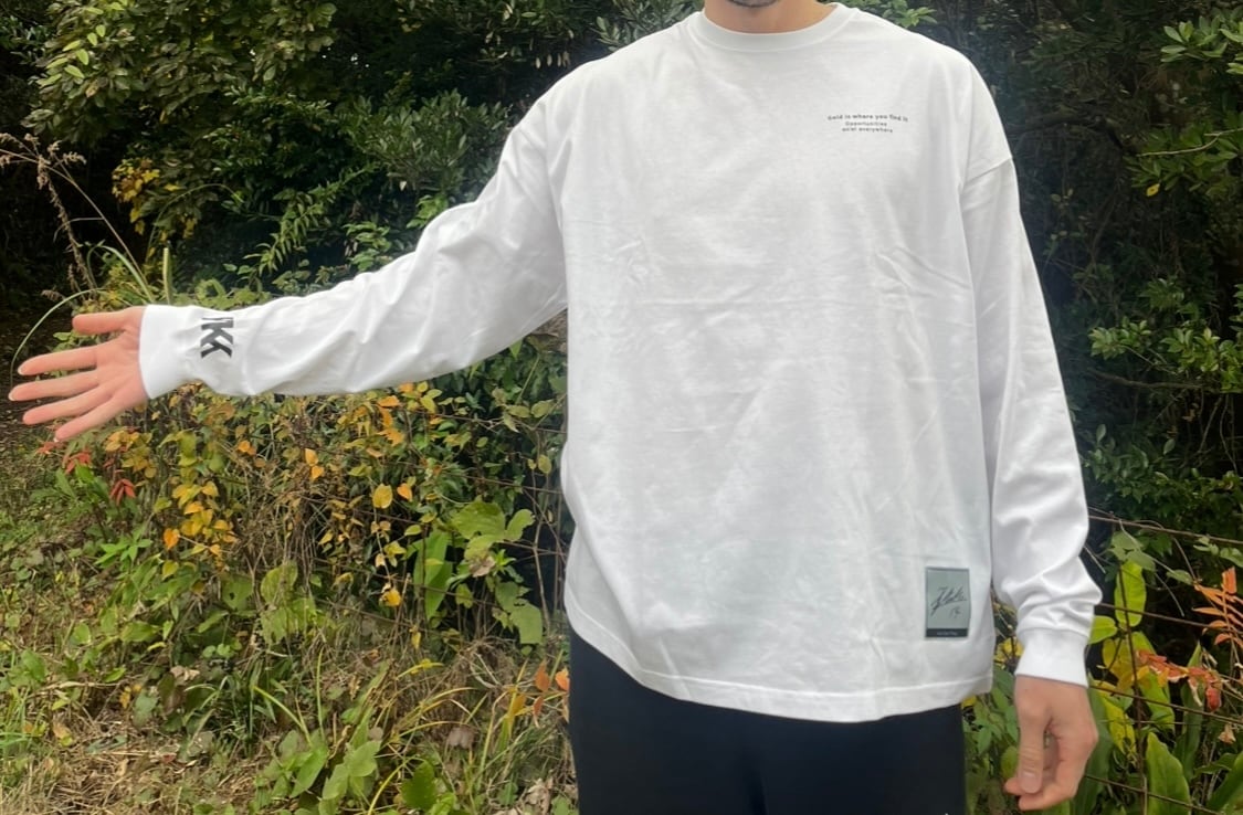 COMOLI(コモリ) / コットンジャージ長袖Tシャツ-WHITE-(C03-05004