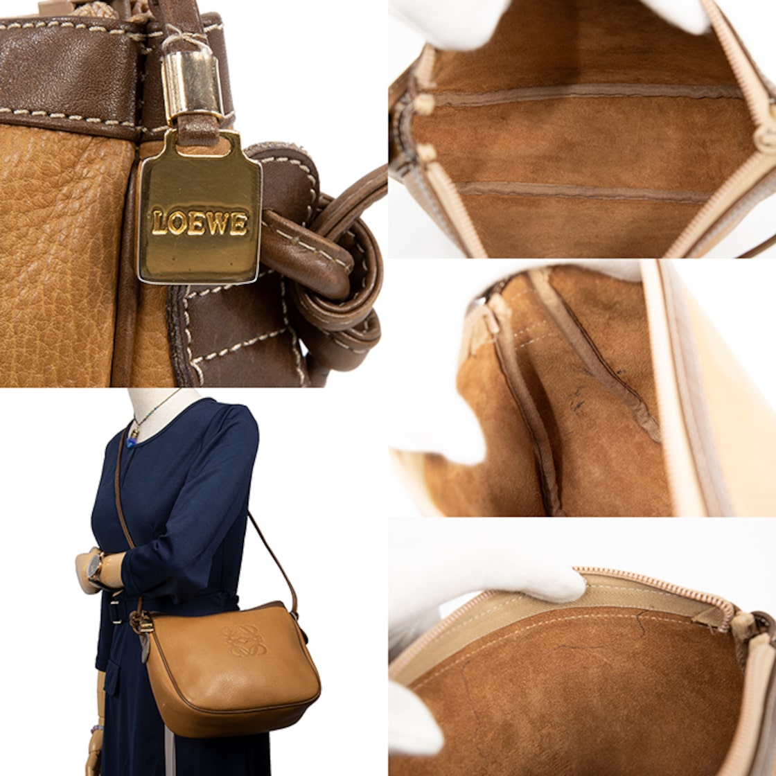 本物・送料無料・良品】LOEWE・ロエベ・ショルダーバッグ(人気・斜め 