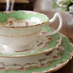 Royal Doulton|ロイヤルドルトン グリーン&ローズガーランド トリオ 英国アンティーク thumbnail 5