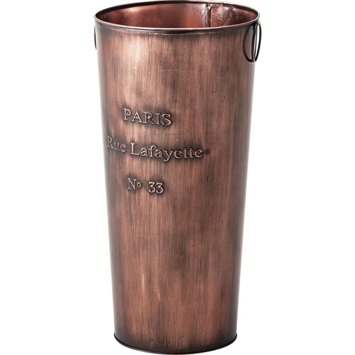 傘立て LFS-427BZ LFS-427GR LFS-427IV LFS-427SV アンブレラ かさ おしゃれ アンティーク ブリキ風 バケツ