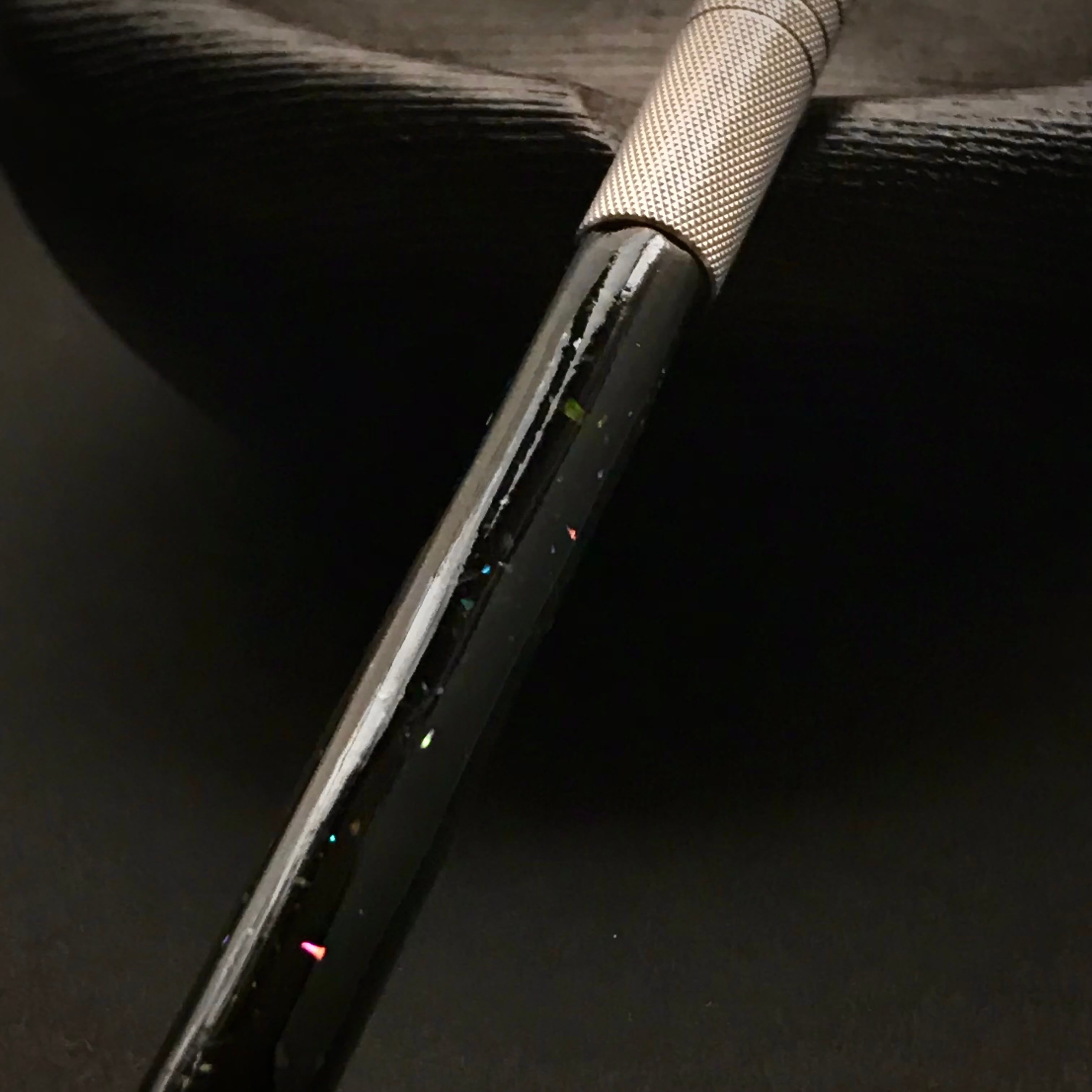 低重心シャーペン カスタム軸 螺鈿/本黒漆塗り 0.5mm 送料無料
