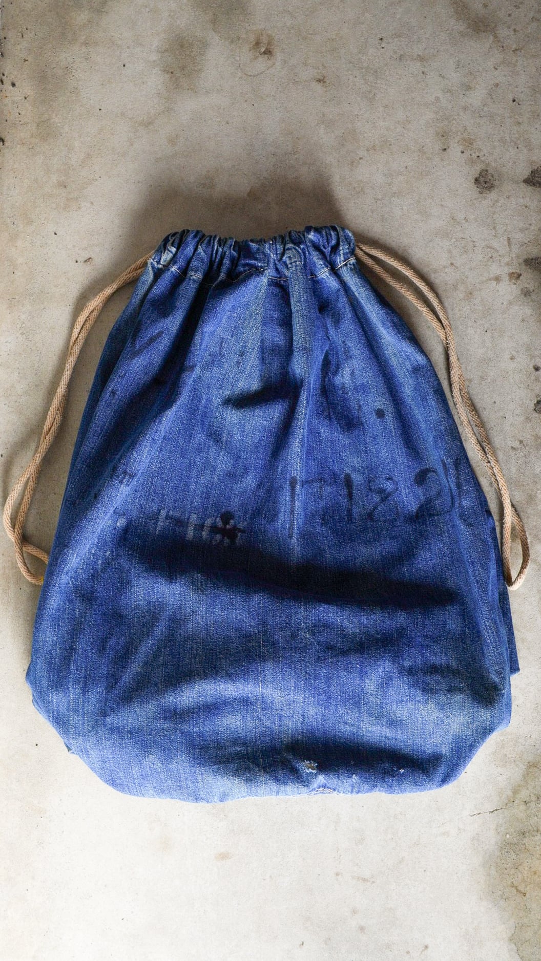 USA Vintage 70s Laundry Bag デニム バンダナ レトロ