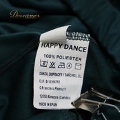 フラメンコ 衣装 ファルダ スカート グリーン系 緑 HAPPY DANCE スペイン製 伸縮 ストレッチ 無地 レッスン 練習着 ダンス パーティ 発表会 練習用 レッスン用 ダンス衣装 レディース フラメンコレッスン パーティー衣装 舞台衣装