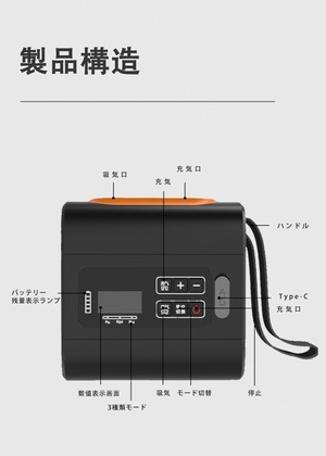 Black Dragon 電動エアポンプ Pro(納期約1週間)
