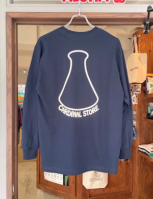 POUNDER  L/S TEE. Navy