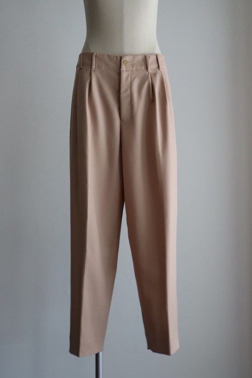 nonnotte " 2 TACK WIDE TAPERED TROUSERS ( Frappe )"