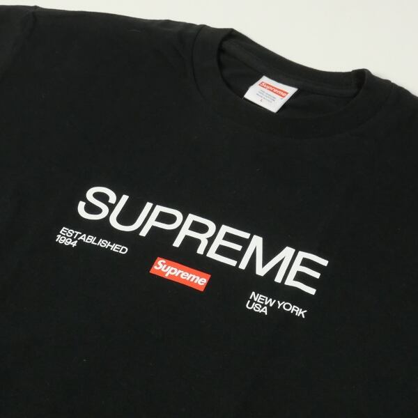 Size【L】 SUPREME シュプリーム 21AW Est. 1994 Tee Black Tシャツ 黒