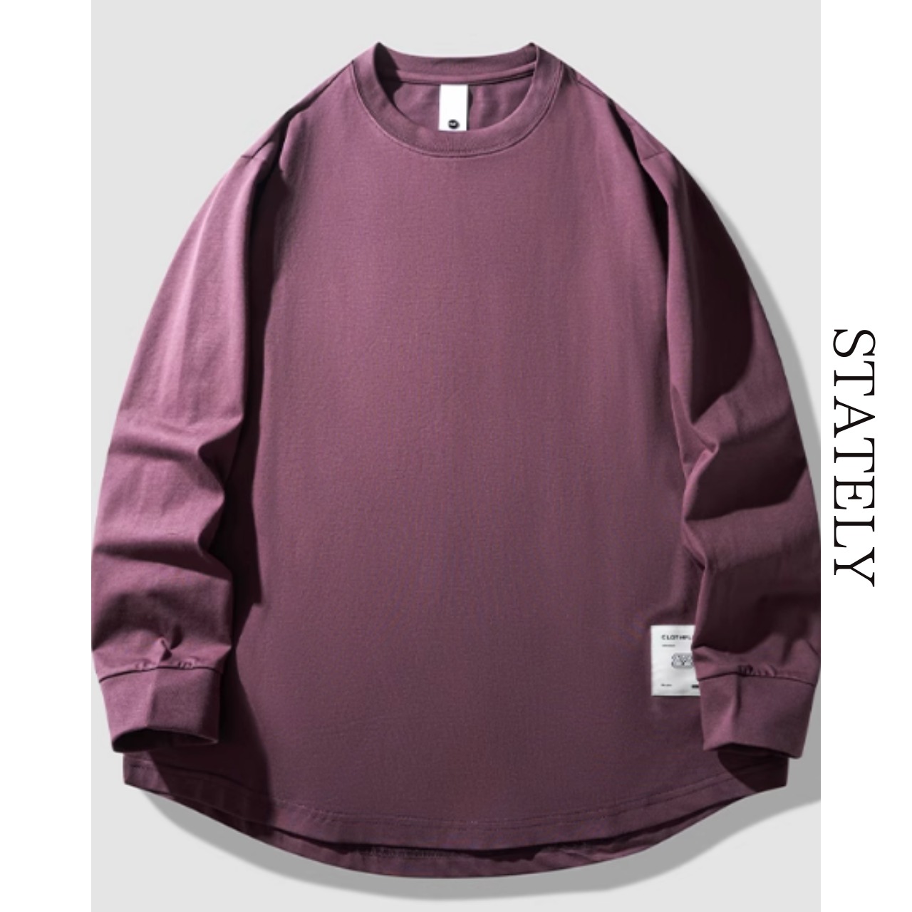 ロゴタグ シンプルルーズ ロンT/6color_T80・画像4