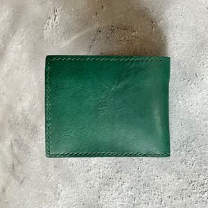 【BILLFOLD WALLET】二つ折り財布　ダークグリーン