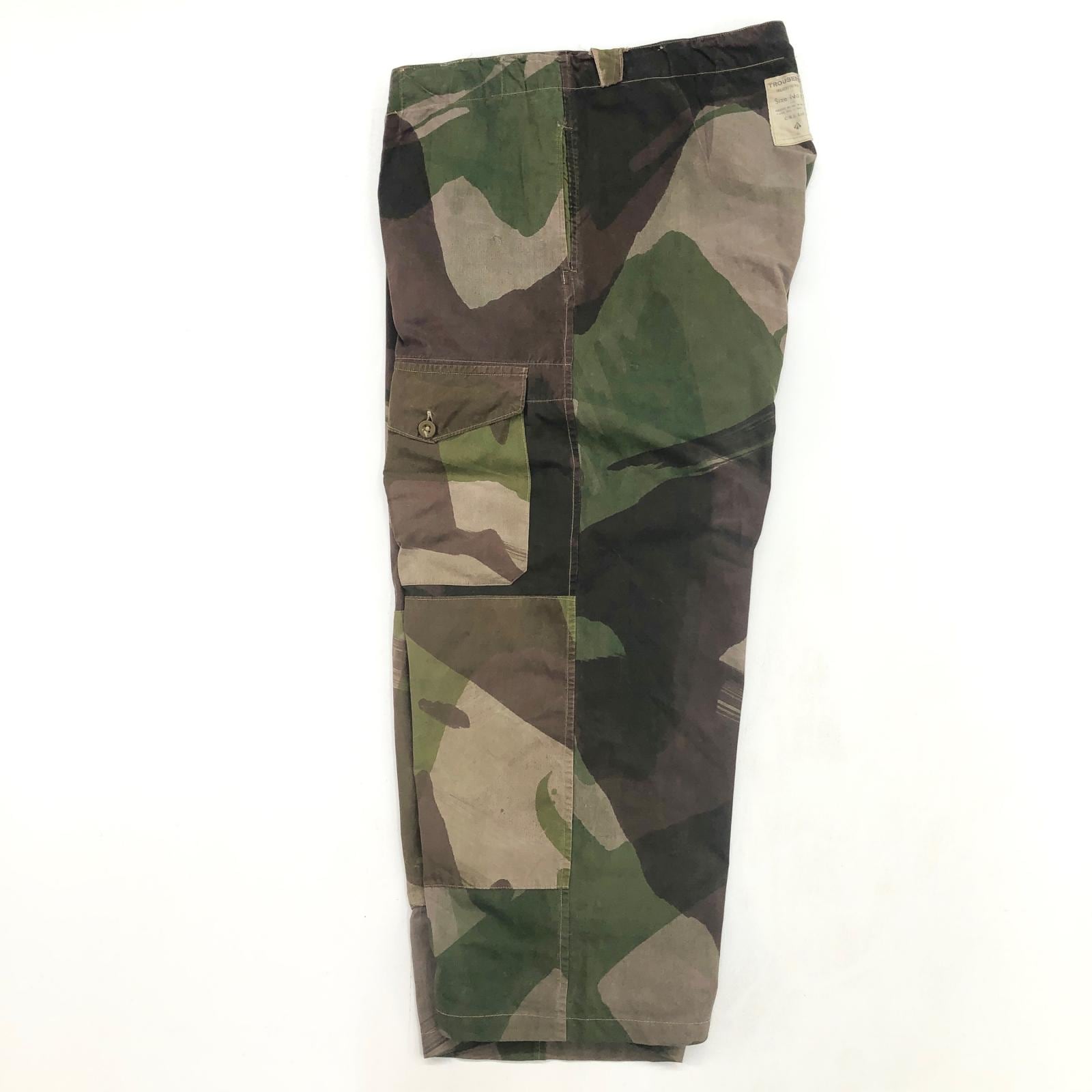 40s SASブラッシュストロークカモパンツ　イギリス軍 BRITISH ARMY イギリス軍 40年代 SAS ブラッシュストロークカモ