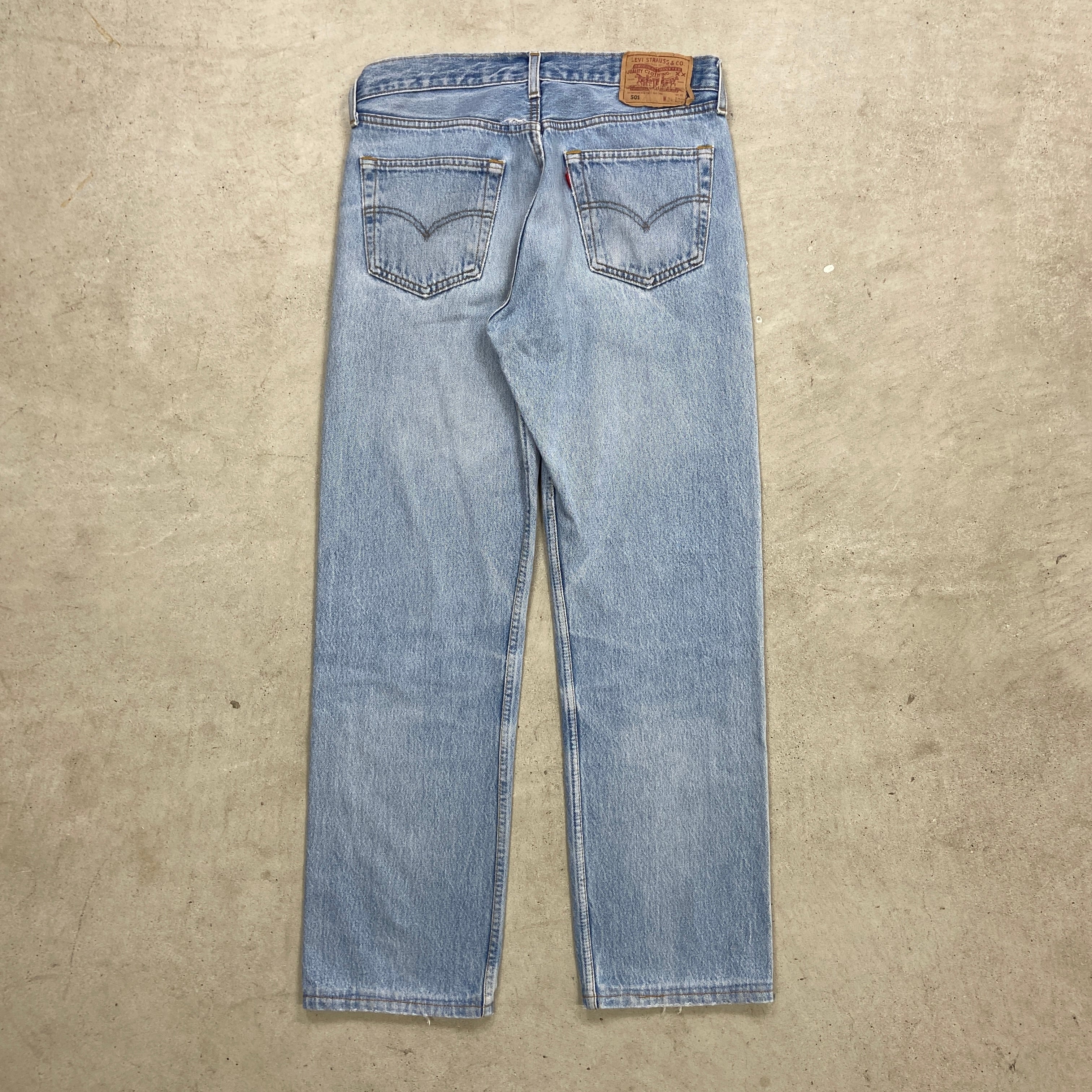 90年代 英国製 Levi's ユーロリーバイス 501 デニムパンツ ストレート